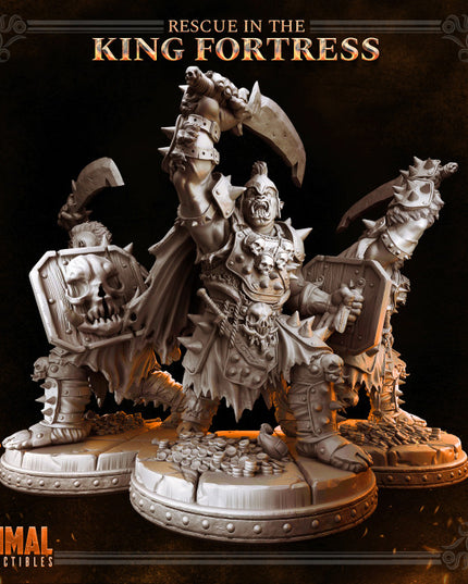 Orc warlord - THROG- April 2023 - RESCUE IN THE KING FORTRESS - MASTERS OF DUNGEONS QUEST