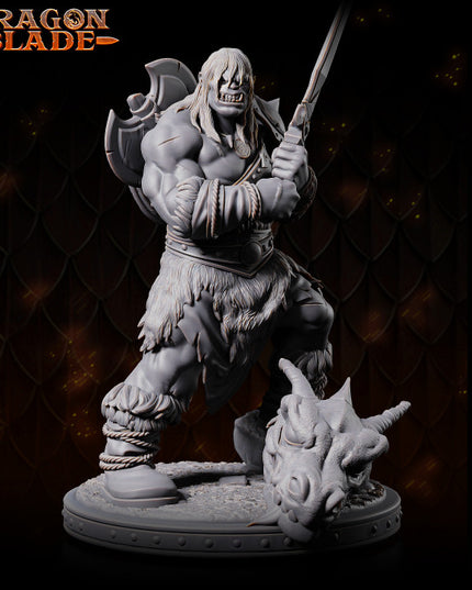 Barbarian orc - Orkhal - November 2023 - DRAGONBLADE- MASTERS OF DUNGEONS QUEST