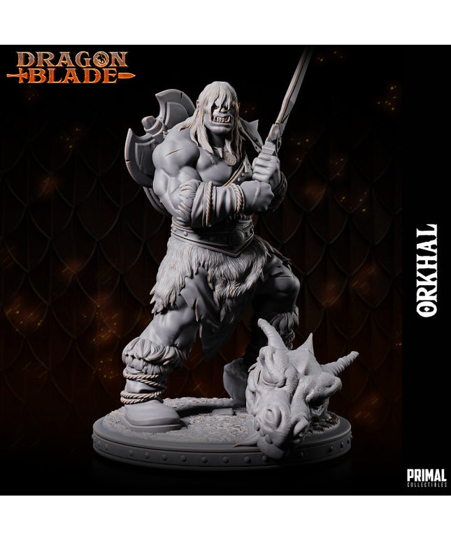 Barbarian orc - Orkhal - November 2023 - DRAGONBLADE- MASTERS OF DUNGEONS QUEST