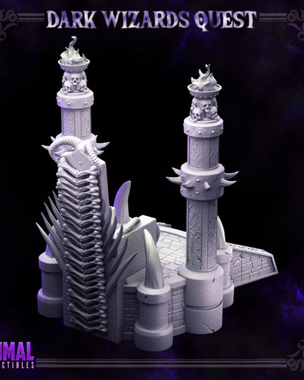 Boss throne- DARK WIZARDS - MASTERS OF DUNGEONS QUEST