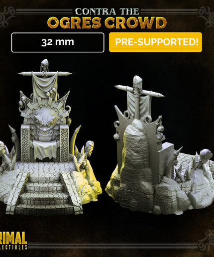 Boss throne- CONTRA THE OGRE CROWD - MASTERS OF DUNGEONS QUEST