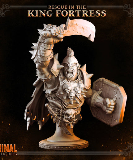 Orc warlord - THROG - Bust - April 2023 - RESCUE IN THE KING FORTRESS - MASTERS OF DUNGEONS QUEST