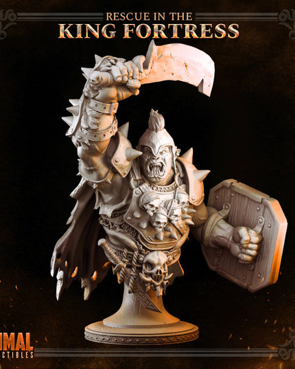 Orc warlord - THROG - Bust - April 2023 - RESCUE IN THE KING FORTRESS - MASTERS OF DUNGEONS QUEST