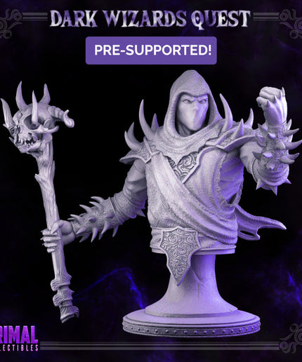 Boss - Wizard - Noxus - Bust - DARK WIZARDS - MASTERS OF DUNGEONS QUEST