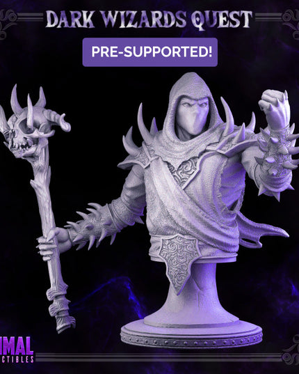 Boss - Wizard - Noxus - Bust - DARK WIZARDS - MASTERS OF DUNGEONS QUEST