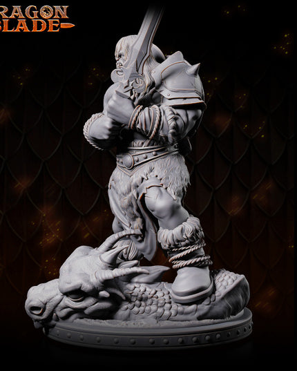 Barbarian orc - Orkhal - November 2023 - DRAGONBLADE- MASTERS OF DUNGEONS QUEST