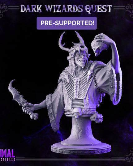 Necromancer - Abaddon - Bust - DARK WIZARDS - MASTERS OF DUNGEONS QUEST