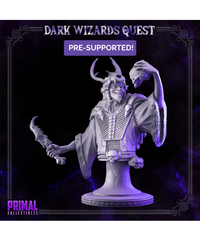 Necromancer - Abaddon - Bust - DARK WIZARDS - MASTERS OF DUNGEONS QUEST