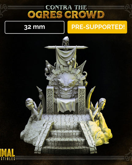 Boss throne- CONTRA THE OGRE CROWD - MASTERS OF DUNGEONS QUEST