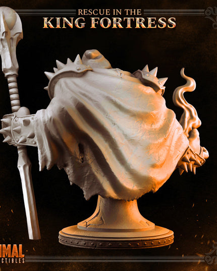 Orc spellcaster - BORGAKH THROGSON - Bust- April 2023 - RESCUE IN THE KING FORTRESS - MASTERS OF DUNGEONS QUEST