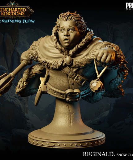 Halfling / Rogue - Reginald Vazk - Snow Clothes - Bust - June 2024 - Uncharted Kingdoms