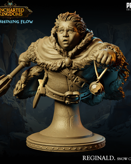 Halfling / Rogue - Reginald Vazk - Snow Clothes - Bust - June 2024 - Uncharted Kingdoms