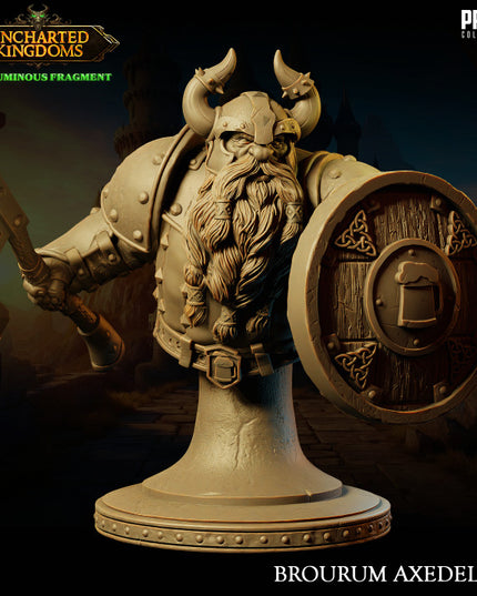 Dwarf - Brourum Axedelver - Bust - February 2024 - Uncharted Kingdoms