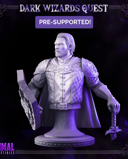 Knight - Demetrius - Bust - DARK WIZARDS - MASTERS OF DUNGEONS QUEST