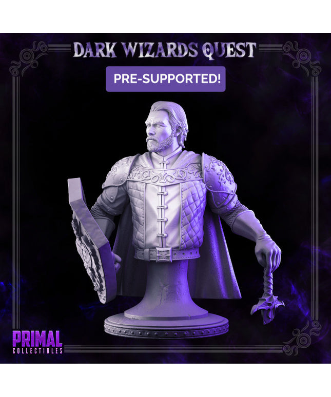 Knight - Demetrius - Bust - DARK WIZARDS - MASTERS OF DUNGEONS QUEST