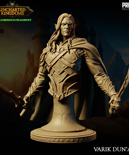 Dark Elf - Varik Dun´Ate - Bust - February 2024 - Uncharted Kingdoms