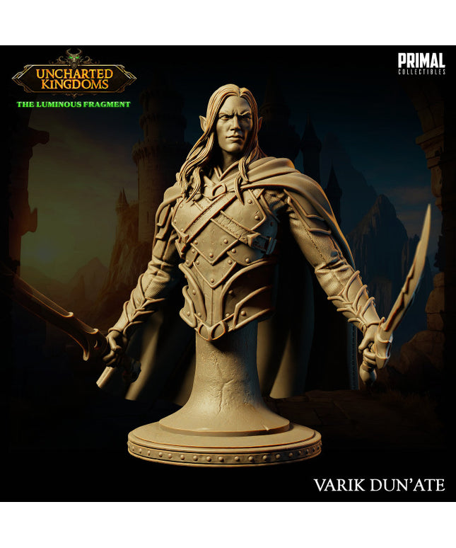 Dark Elf - Varik Dun´Ate - Bust - February 2024 - Uncharted Kingdoms