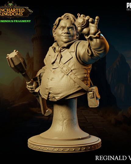 Halfling / Rogue - Reginald Vazk - Bust- March 2024 - Uncharted Kingdoms