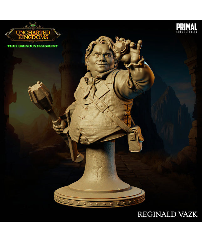 Halfling / Rogue - Reginald Vazk - Bust- March 2024 - Uncharted Kingdoms