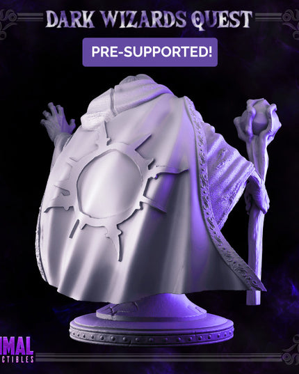 Wizard - Zombie - Gorgun - Bust - DARK WIZARDS - MASTERS OF DUNGEONS QUEST