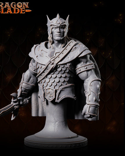 Warrior - Tullius - Bust - May 2023 - DRAGONBLADE- MASTERS OF DUNGEONS QUEST