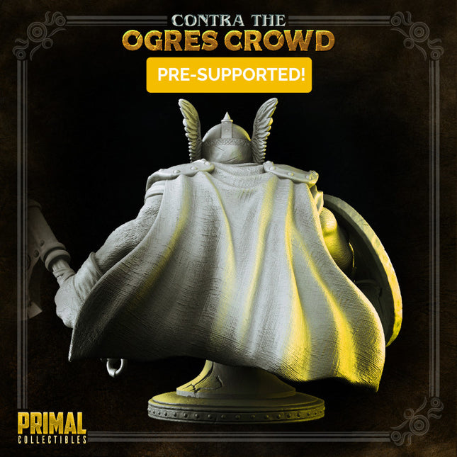 Dwarf - Azaghal - Bust - CONTRA THE OGRES CROWD - MASTERS OF DUNGEONS QUEST