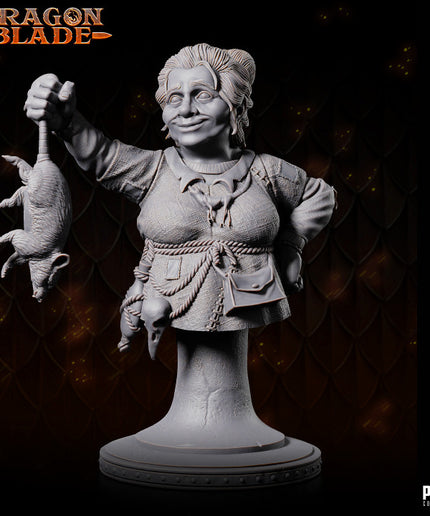 Dwarf - Birna - bust - December 2023 - DRAGONBLADE- MASTERS OF DUNGEONS QUEST