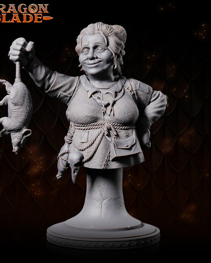 Dwarf - Birna - bust - December 2023 - DRAGONBLADE- MASTERS OF DUNGEONS QUEST