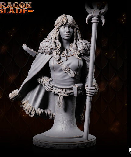 Cleric - Moonshine - bust - July 2023 - DRAGONBLADE- MASTERS OF DUNGEONS QUEST