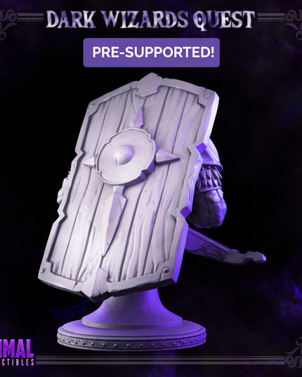 Crossbowman/ Mercenary /Man- at- arms - Russel - Bust - DARK WIZARDS - MASTERS OF DUNGEONS QUEST