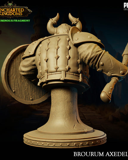 Dwarf - Brourum Axedelver - Bust - February 2024 - Uncharted Kingdoms