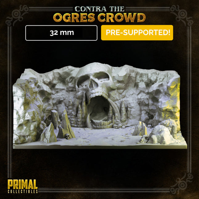 Cave entrance - CONTRA THE OGRES CROWD - MASTERS OF DUNGEONS QUEST