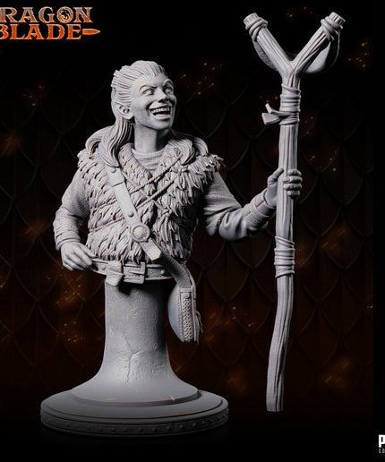 Halfling / Kender - Heslin Thistlefoot - Bust- June 2023 - DRAGONBLADE- MASTERS OF DUNGEONS QUEST