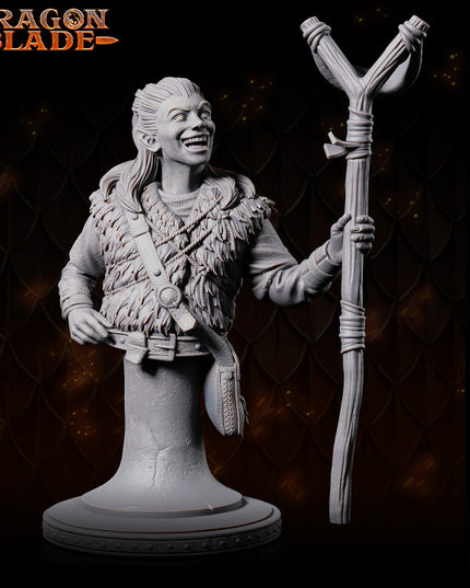 Halfling / Kender - Heslin Thistlefoot - Bust- June 2023 - DRAGONBLADE- MASTERS OF DUNGEONS QUEST