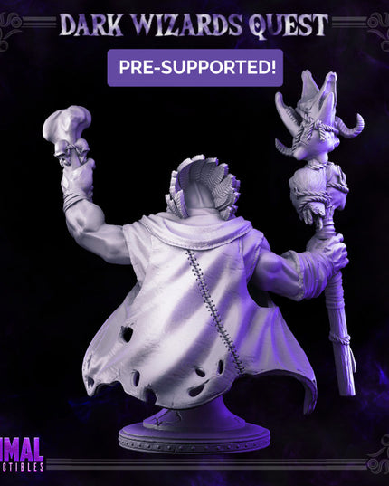Orc Shaman - Dunkun - Bust - DARK WIZARDS - MASTERS OF DUNGEONS QUEST