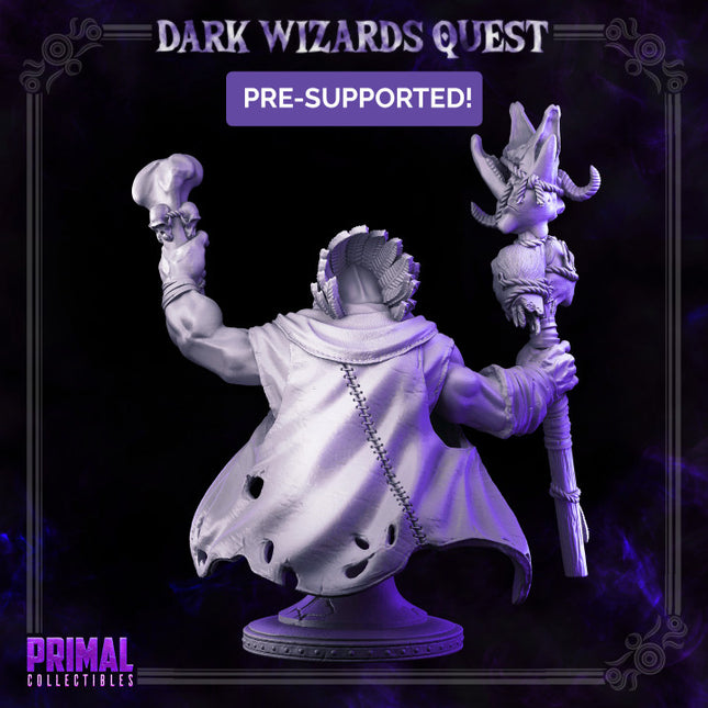 Orc Shaman - Dunkun - Bust - DARK WIZARDS - MASTERS OF DUNGEONS QUEST