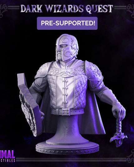 Knight - Demetrius - Bust - DARK WIZARDS - MASTERS OF DUNGEONS QUEST