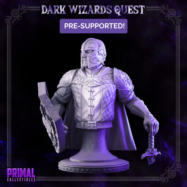 Knight - Demetrius - Bust - DARK WIZARDS - MASTERS OF DUNGEONS QUEST