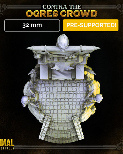 Boss throne- CONTRA THE OGRE CROWD - MASTERS OF DUNGEONS QUEST