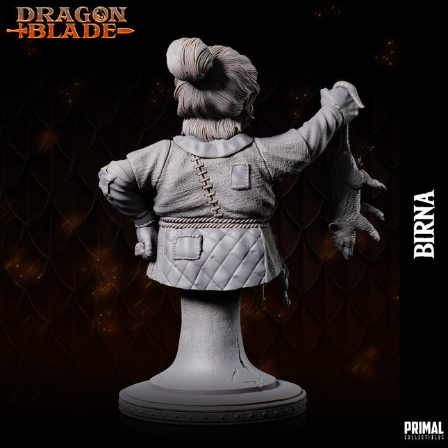 Dwarf - Birna - bust - December 2023 - DRAGONBLADE- MASTERS OF DUNGEONS QUEST
