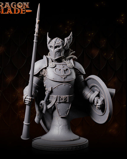 Fighter - Aimard Dragon - Bust - January 2024 - DRAGONBLADE- MASTERS OF DUNGEONS QUEST
