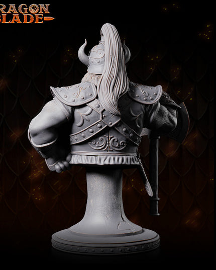 Dwarf - Ghrimli Firesteel - bust - July 2023 - DRAGONBLADE- MASTERS OF DUNGEONS QUEST