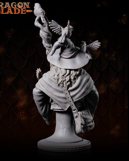 Wizard - Linus the marvelous- bust- July 2023 - DRAGONBLADE- MASTERS OF DUNGEONS QUEST