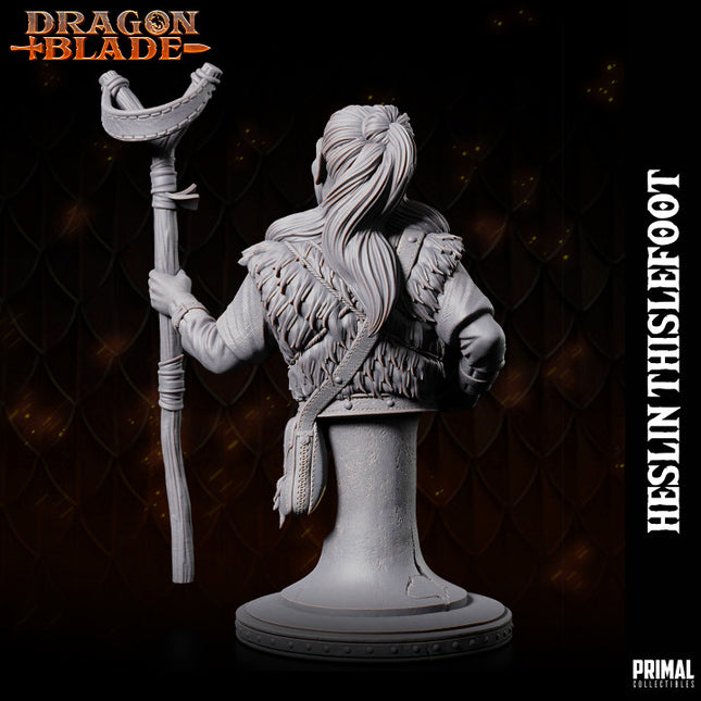 Halfling / Kender - Heslin Thistlefoot - Bust- June 2023 - DRAGONBLADE- MASTERS OF DUNGEONS QUEST