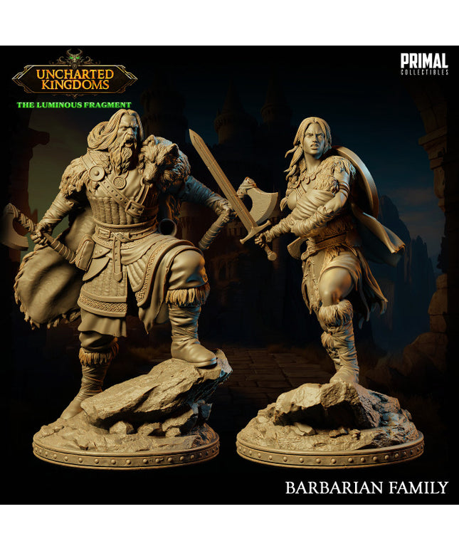 Barbarian Family - Kara & Fegur - February 2024 - Uncharted Kingdoms