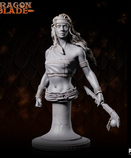 Elf - Dragon - Silwer - bust - October 2023 - DRAGONBLADE- MASTERS OF DUNGEONS QUEST