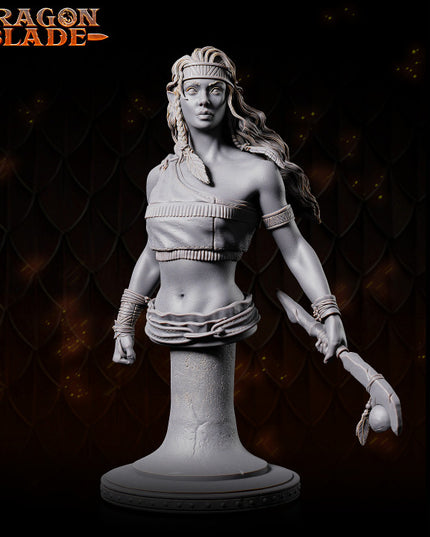 Elf - Dragon - Silwer - bust - October 2023 - DRAGONBLADE- MASTERS OF DUNGEONS QUEST