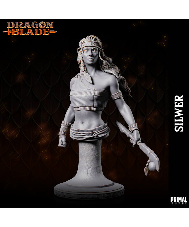 Elf - Dragon - Silwer - bust - October 2023 - DRAGONBLADE- MASTERS OF DUNGEONS QUEST