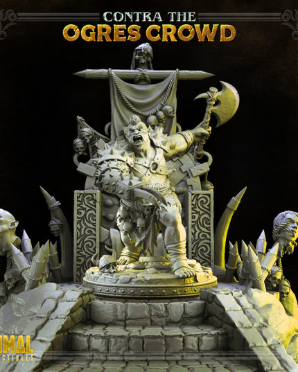 Boss throne- CONTRA THE OGRE CROWD - MASTERS OF DUNGEONS QUEST