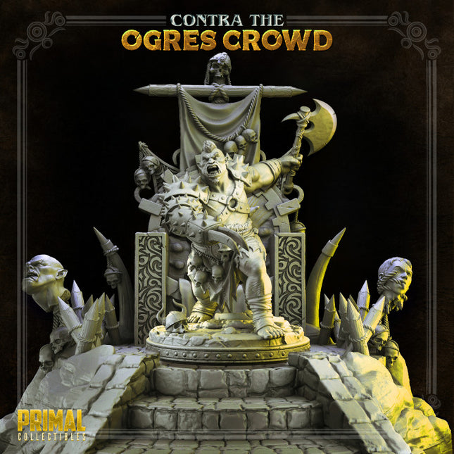 Boss throne- CONTRA THE OGRE CROWD - MASTERS OF DUNGEONS QUEST